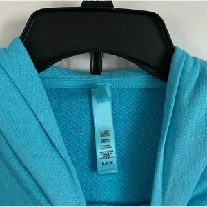 Skims Modal French Terry Classic Hoodie Cyan thumbnail 3
