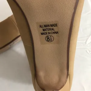 Delicious Womens Heels Pumps Pointed Toe Matte Faux Leather Beige Size 8.5 thumbnail 5