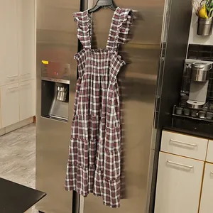 💕HILL HOUSE💕 Ellie Nap Dress ~ Multi-Color Tartan Plaid Print Large thumbnail 12
