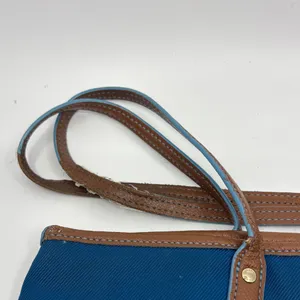 Coach Blue and Tan Tote Bag thumbnail 2