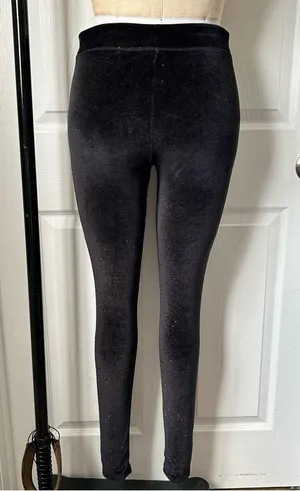 PINK Victoria's Secret Black Sparkle Leggings thumbnail 3
