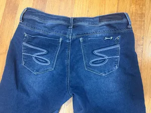 Seven7 woman Denim blue capri Jeans 8 thumbnail 7
