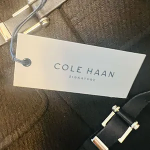 Cole Haan Wool Blend Faux Fur Trim Hooded Coat, Brown, Size 4, NWT‎ thumbnail 10