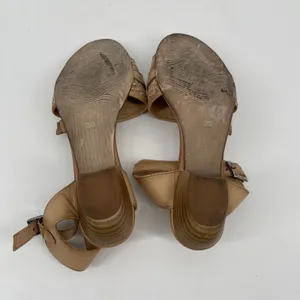 Miz Mooz Leather and Raffia‎ Heeled Sandals Chaise Sand Size EU 39 US 8.5 thumbnail 8