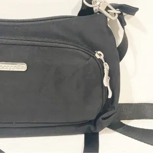 Baggallini Black Nylon Daily‎ Crossbody Bag Sand Lining thumbnail 2