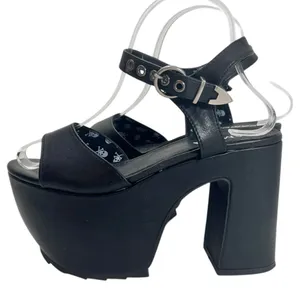 Dolls Kill LAMODA BLACK “WORK THAT” PLATFORM HEELS thumbnail 14