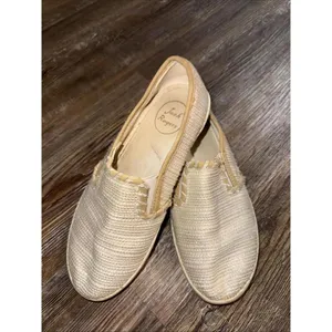 Jack Rogers Preppy Designer Quiet Luxury Loafer Flats‎ Gold Sneakers 5.5 thumbnail 2