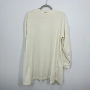 Gymshark Women's Size Small Cream Open‎ Front Long Sleeve Cardigan Sweater Top thumbnail 9