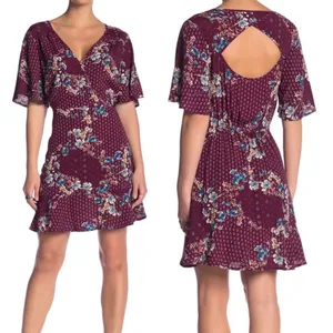 Band of Gypsies‎ Samantha Floral Cutout Dress thumbnail 2
