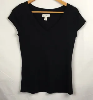 Loft| Basic Black Tee thumbnail 1