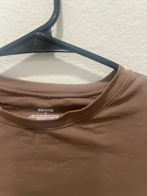 Skims Women's Brown Short-Sleeve Bodysuit Size M thumbnail 2