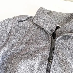 Lululemon‎ Womens Heathered Black Luon Define Jacket Athleisure Zip Up Size 8 thumbnail 4