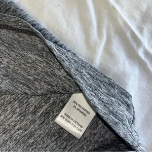Fortune + Ivy Dress Shirt Women's Gray Medium 3/4 Sleeve Stretch B Neck thumbnail 3