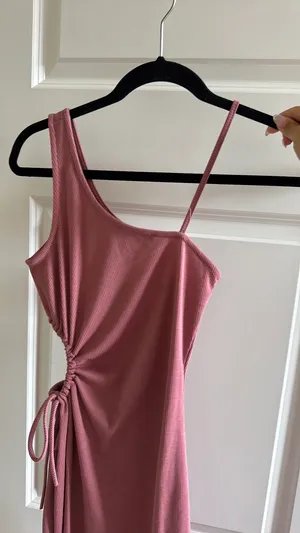 Pink cut out dress thumbnail 2