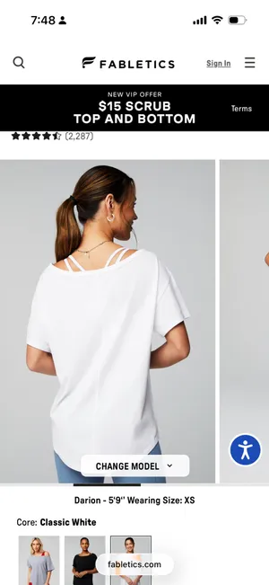 Fabletics Top thumbnail 2