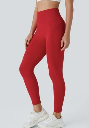 Halara Seamless Flow High Waisted Ruched 7/8 Yoga Leggings Size XL thumbnail 3