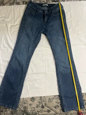 Women’s Dark Blue Straight-Leg Jeans thumbnail 2