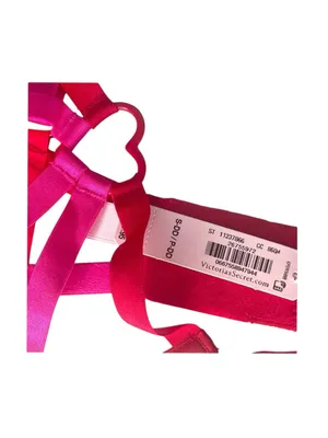 new Victoria's Secret ❤︎︎ Open Cup Strappy Demi Bra ❤︎︎ Pink Red ❤︎︎ Small DD thumbnail 8