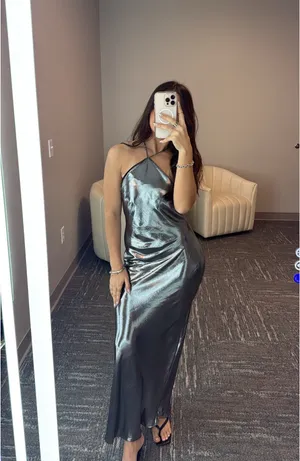 New Metallic Dress thumbnail 3