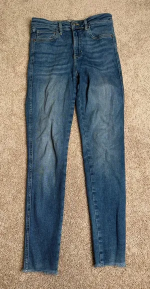 We The Free Free People Raw‎ Hem Ankle Jeans Size 27 thumbnail 1