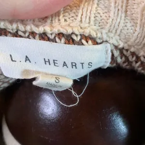 PACSun LA Hearts Knit Floral Crop Sweater Size S thumbnail 4