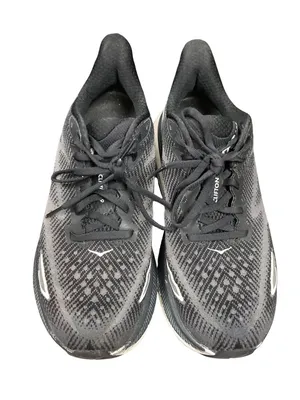 Hoka One Clifton 9 wms black white walking running sneakers sz 8.5B SKU 10-365 thumbnail 15