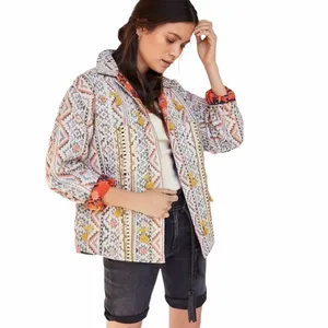 ANTHROPOLOGIE Verb Kellianne Bohemian Rug Tasseled Shirt Jacket Size L NEW thumbnail 2