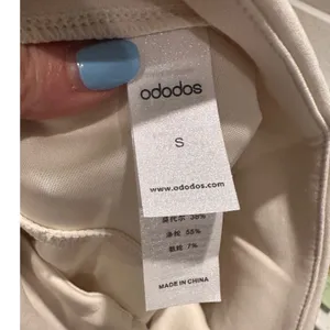 NWT Ododos Women's Ivory Modal Soft‎ Cinchable Sweatshirt Small Half Zip Pockets thumbnail 4