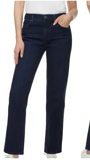 Hudson Straight Leg Jeans Sz 10 Dark Wash Stretch Denim Mid Rise Comfort NEW! thumbnail 1