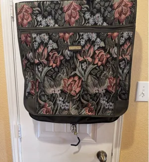 Vintage Jordache Floral Tapestry Suit CarryOn Luggage Overnight Travel Bag thumbnail 1
