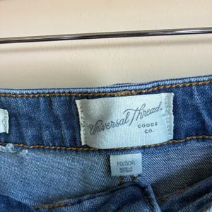 Universal Thread High Rise Slim Straight Jeans 10/30R Blue Womens Cotton Stretch thumbnail 3