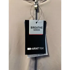 NWT Ariat Tek Womans Breathe 1/4 Zip Base Layer In Zinc Size XXL thumbnail 4
