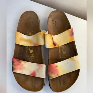 Birkenstock Papillio Curaçao Double Strap Slide Colorful Women's Sandals size 10 thumbnail 9