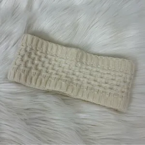 Columbia Cream Knit Ear Warmer Headband OS thumbnail 2