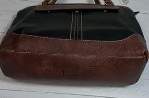Born concept faux leather shoulder bag black/brown thumbnail 11