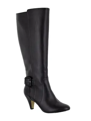 NWT Bella Vita Womens Troy II Tall Dress Boots Block Heel TROY2 Black 6.5M thumbnail 2