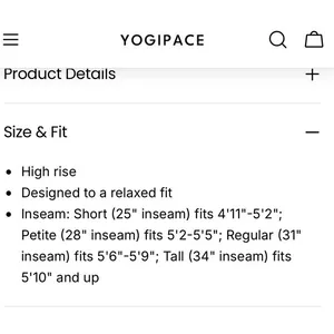 Yogipace Women's Lightweight Studio Pants XS Black NEW WITH TAGS shorter Inseam thumbnail 3
