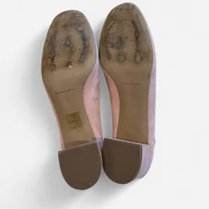 Everlane Everyday Block Heel Shoe In Light Bubblegum Pink Suede Block Heel US 9 thumbnail 6