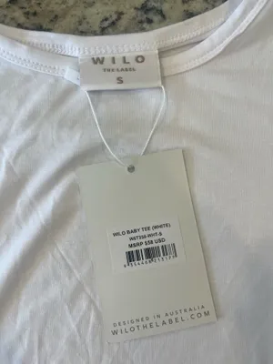 Wilo the label white tee thumbnail 3