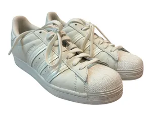 Adidas Superstar Off-White Women’s Size 9 Sneaker H03916 Low Top Shell Toe thumbnail 1