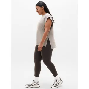 New Athleta M True Cotton Oversized Dolman Muscle Tee Mortar Mushroom Medium thumbnail 4
