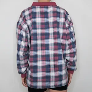 Vintage 90s Paris Sports Club Plaid Polo Shirt thumbnail 5
