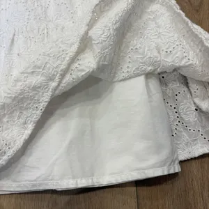 Vineyard Vines 🌟🌟 Island Cotton Eyelet Swing Tiered Tie Neck Dress White Sz Xs thumbnail 8