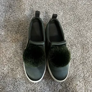 TORY BURCH Pom Pom Satin Platform Sneaker In Green Women’s Size 6.5 thumbnail 5