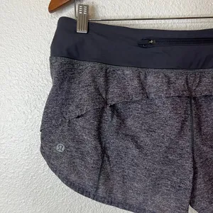 Lululemon Speed Up Short 2.5" in dark carbon gray WOMENS 8 thumbnail 4