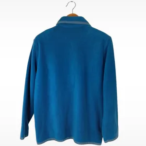 Vintage Cherokee Womens Size Large Embroidered Christmas Cottagecore Jacket Blue thumbnail 10