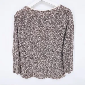 Oona Short Sleeve Sweater Boat Neck Made in New England Sz M thumbnail 2