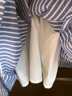 NWT Alexia Admor Sweetheart Drop Sleeve Dress Blue White Stripe Size Small thumbnail 10