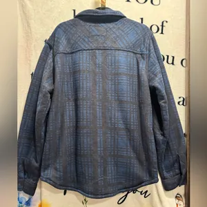 Weatherproof Men's Soft & Warm Polar Fleece Button Up Shirt Jacket Size L NWT thumbnail 2