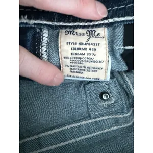 Miss Me Women's Embellished Bling Multicolor Signature Straight Dark Wash 27 thumbnail 6